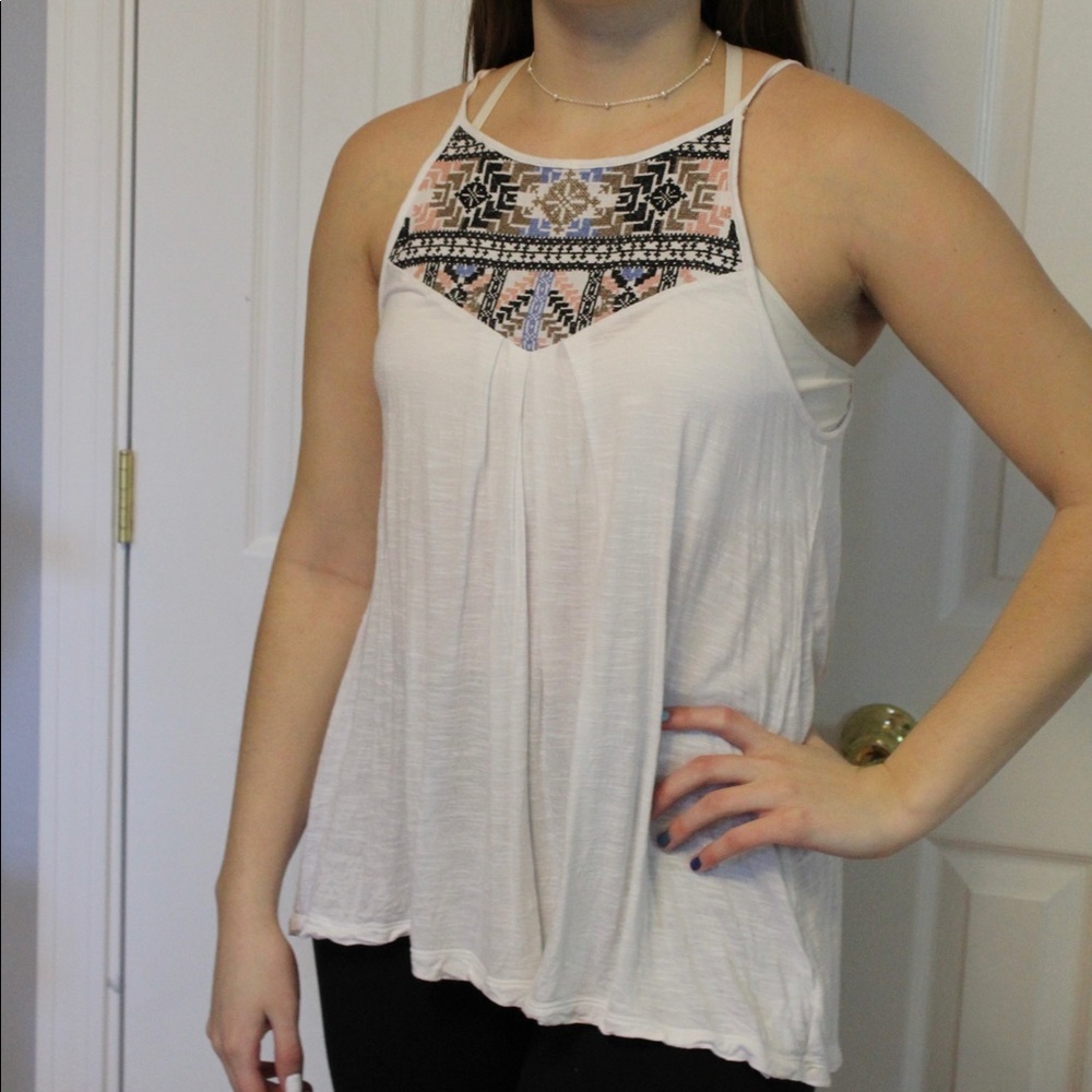 White tank top